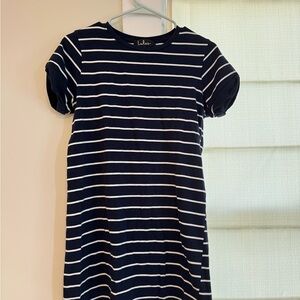 Lulu's Navy and White Striped Dress
